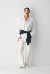 Archive Linen Shirt - WHITE