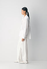 Archive Linen Shirt - WHITE