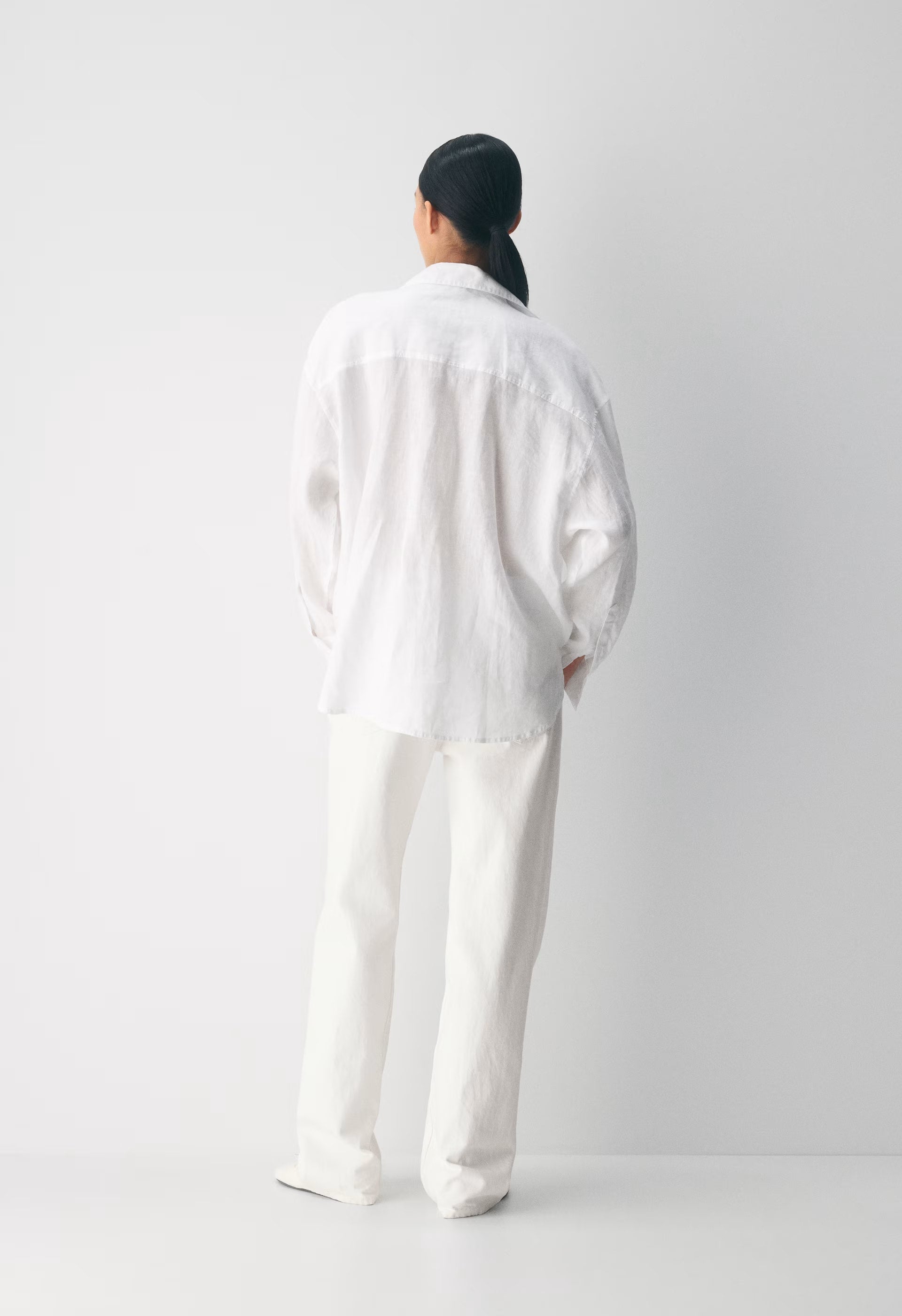 Archive Linen Shirt - WHITE