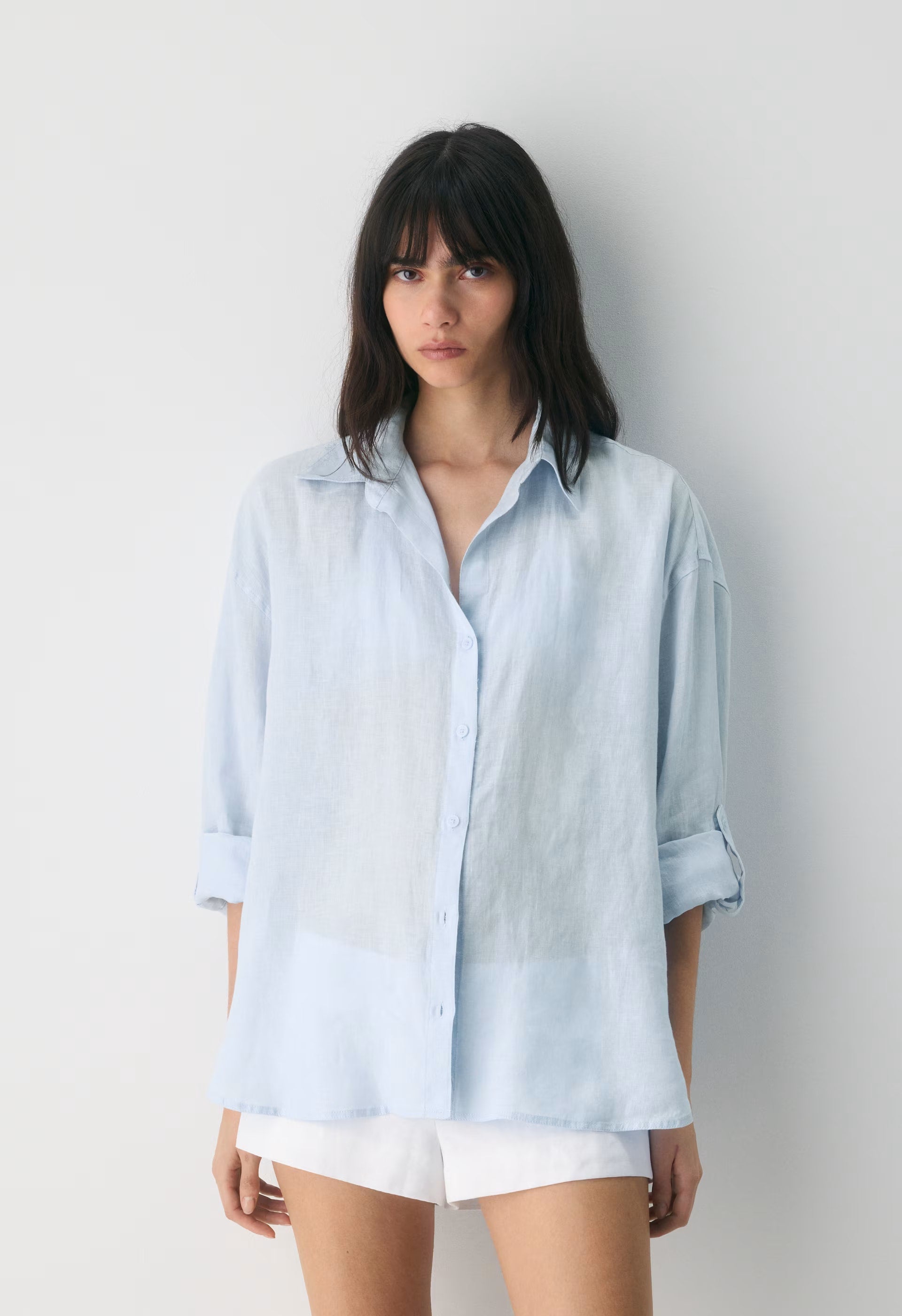 Archive Linen Shirt - MIDDAY BLUE