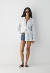 Reminisce Relaxed Linen Shirt - MITCHELL ST W/ CNFWRB