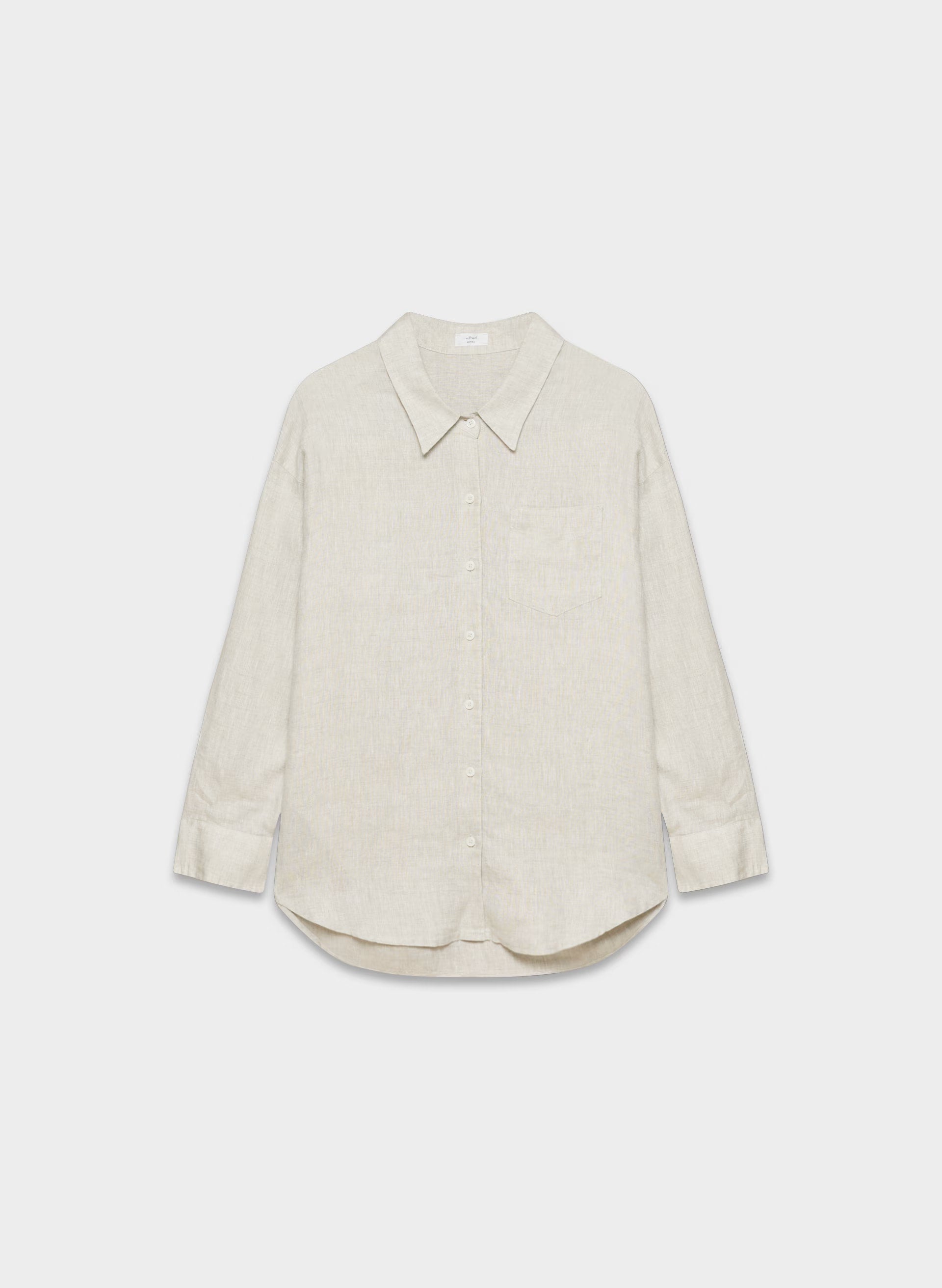 Reminisce Relaxed Linen Shirt - UNDYED ECRU