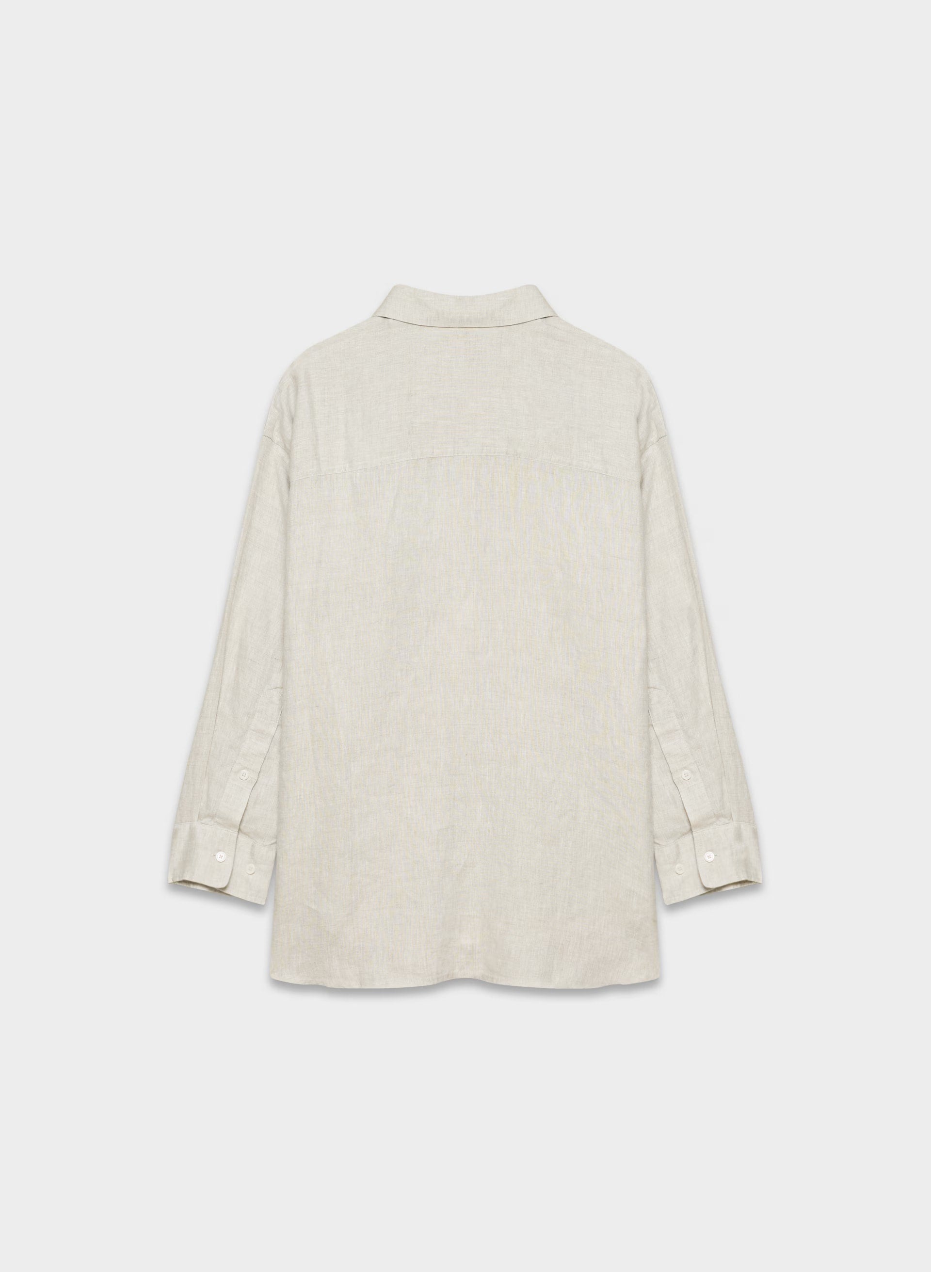 Reminisce Relaxed Linen Shirt - UNDYED ECRU