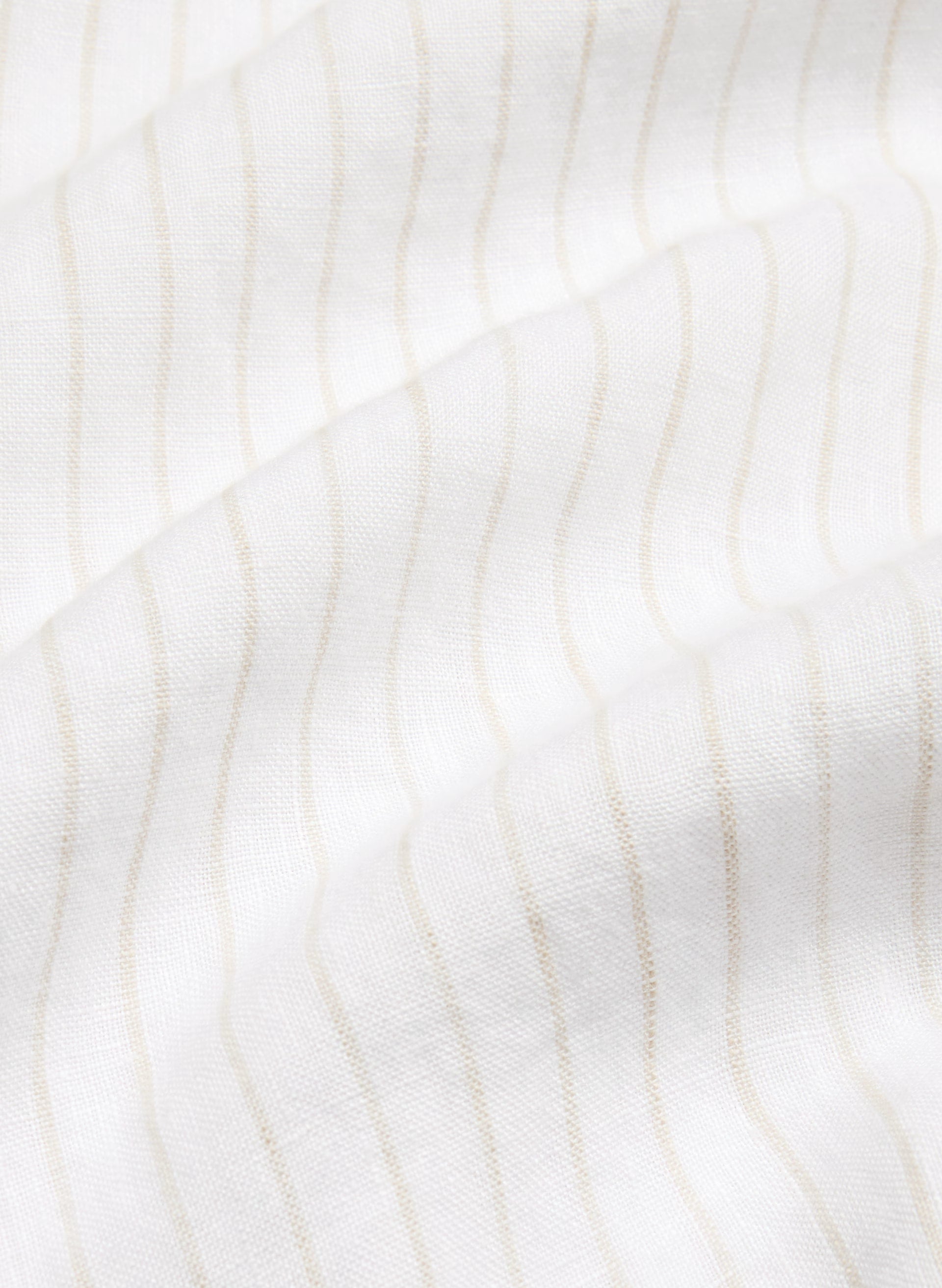 Reminisce Relaxed Linen Shirt - MTCHLL STRP WT/NTRL EC