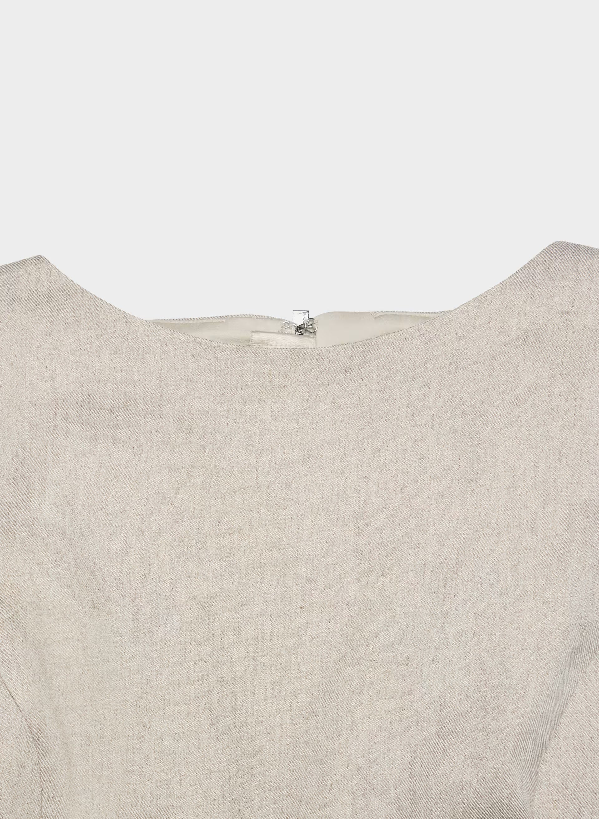 Enigma Linen Top - UNDYED DARK ECRU