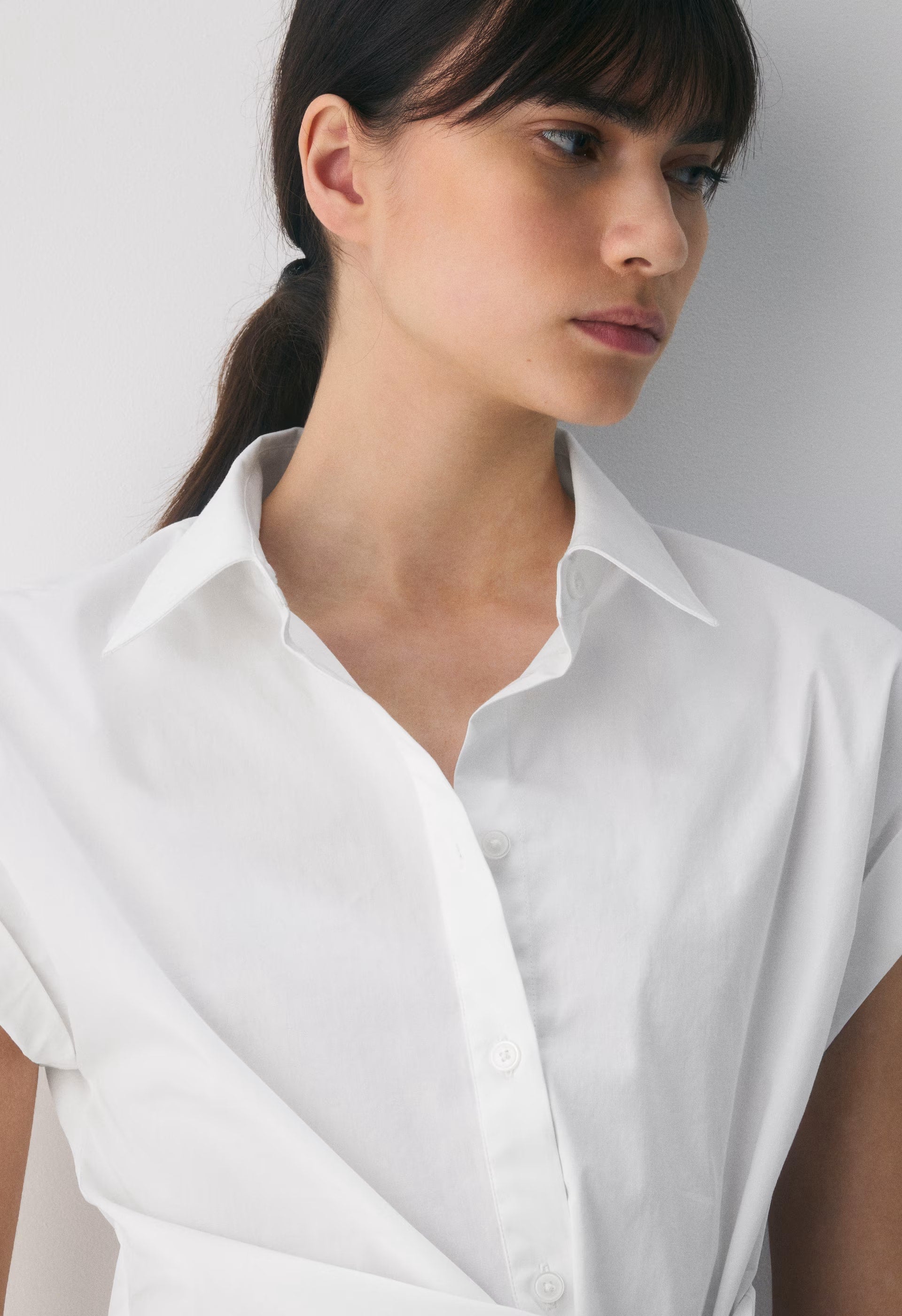 Blueprint Poplin Shirt - BRIGHT WHITE