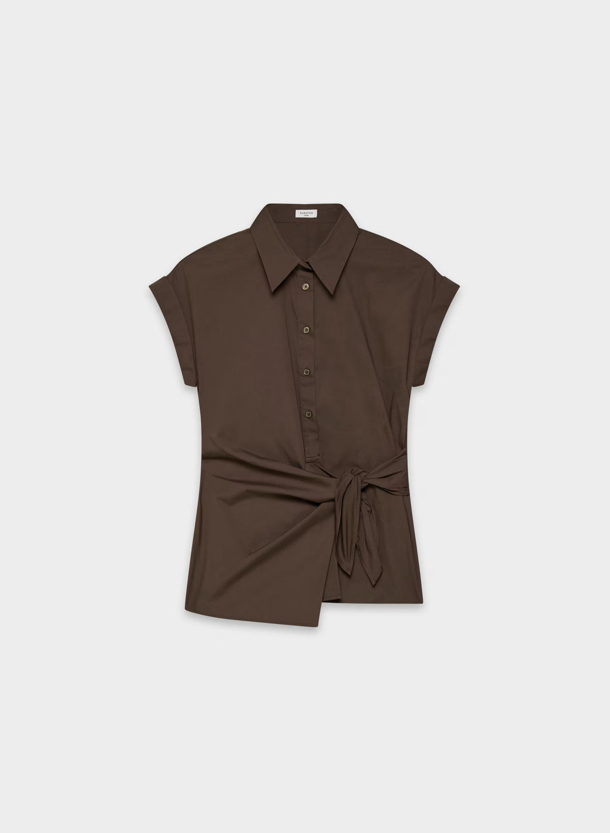Blueprint Poplin Shirt - RICH MOCHA BROWN