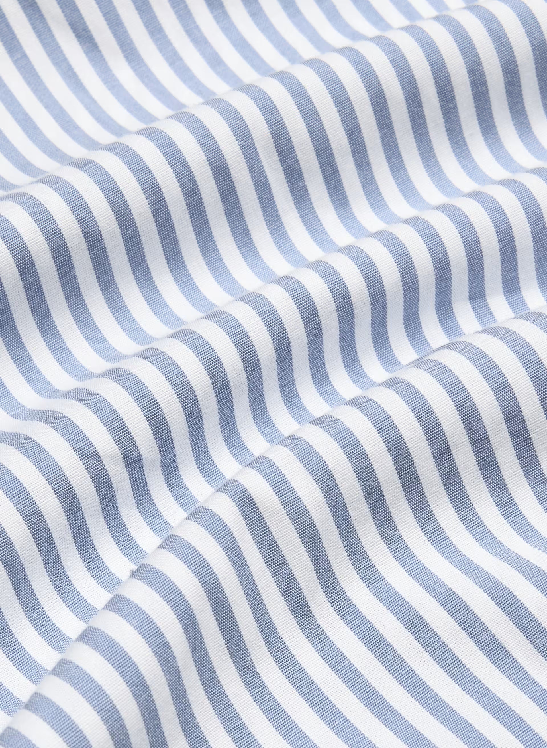 Blueprint Poplin Shirt - LINSEY STRP FCH BL/WHT