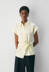 Blueprint Poplin Shirt - RB STP LMND/BRT WHT