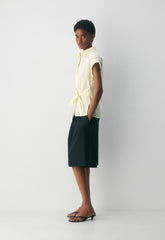 Blueprint Poplin Shirt - RB STP LMND/BRT WHT