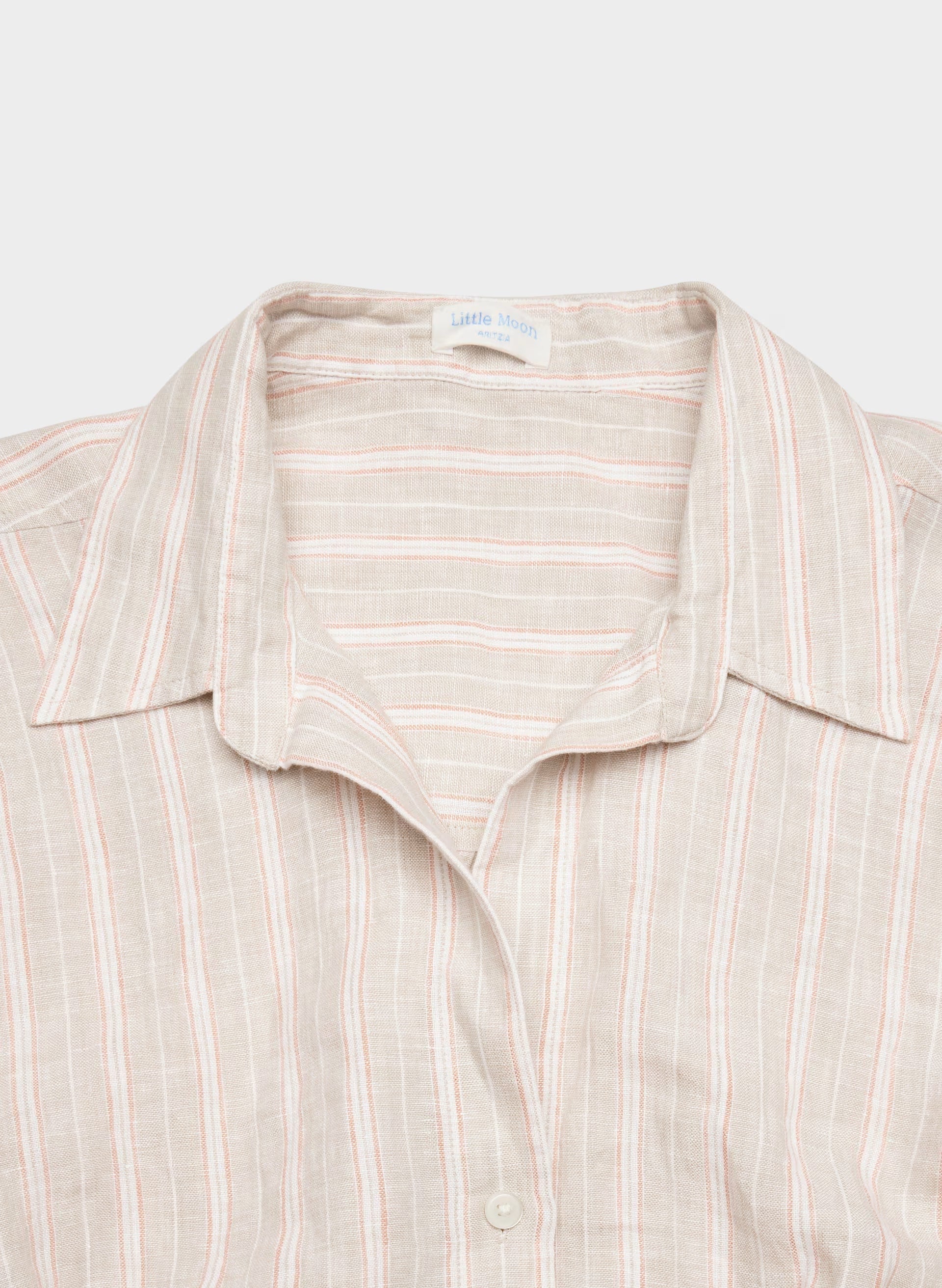 Portofino Linen Shirt - BRILY STRP MTTP/KLPK