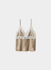 Foxtrot Satin Camisole - FLUENT TP/ LT BIRCH