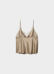 Foxtrot Satin Camisole - FLUENT TP/ LT BIRCH