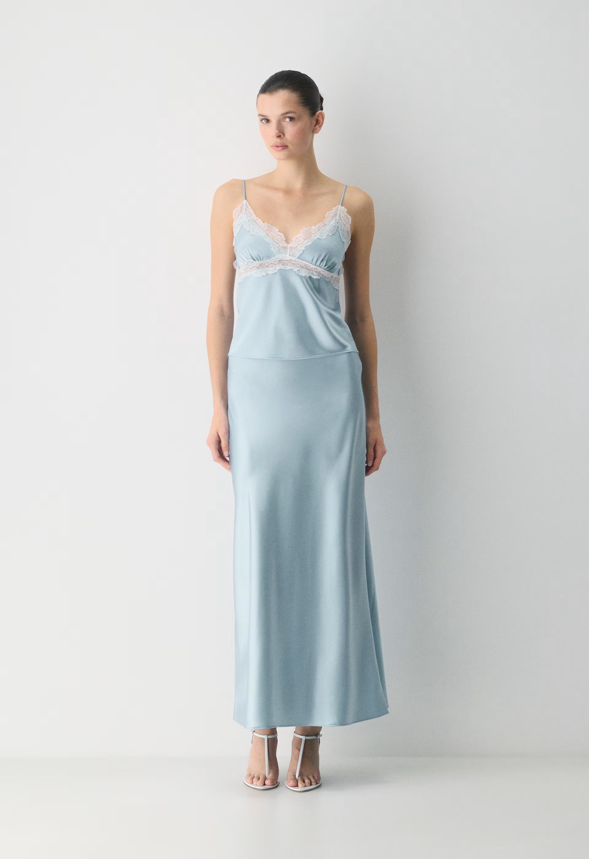 Foxtrot Satin Camisole - MLKSHK PNK/LGHT BRCH