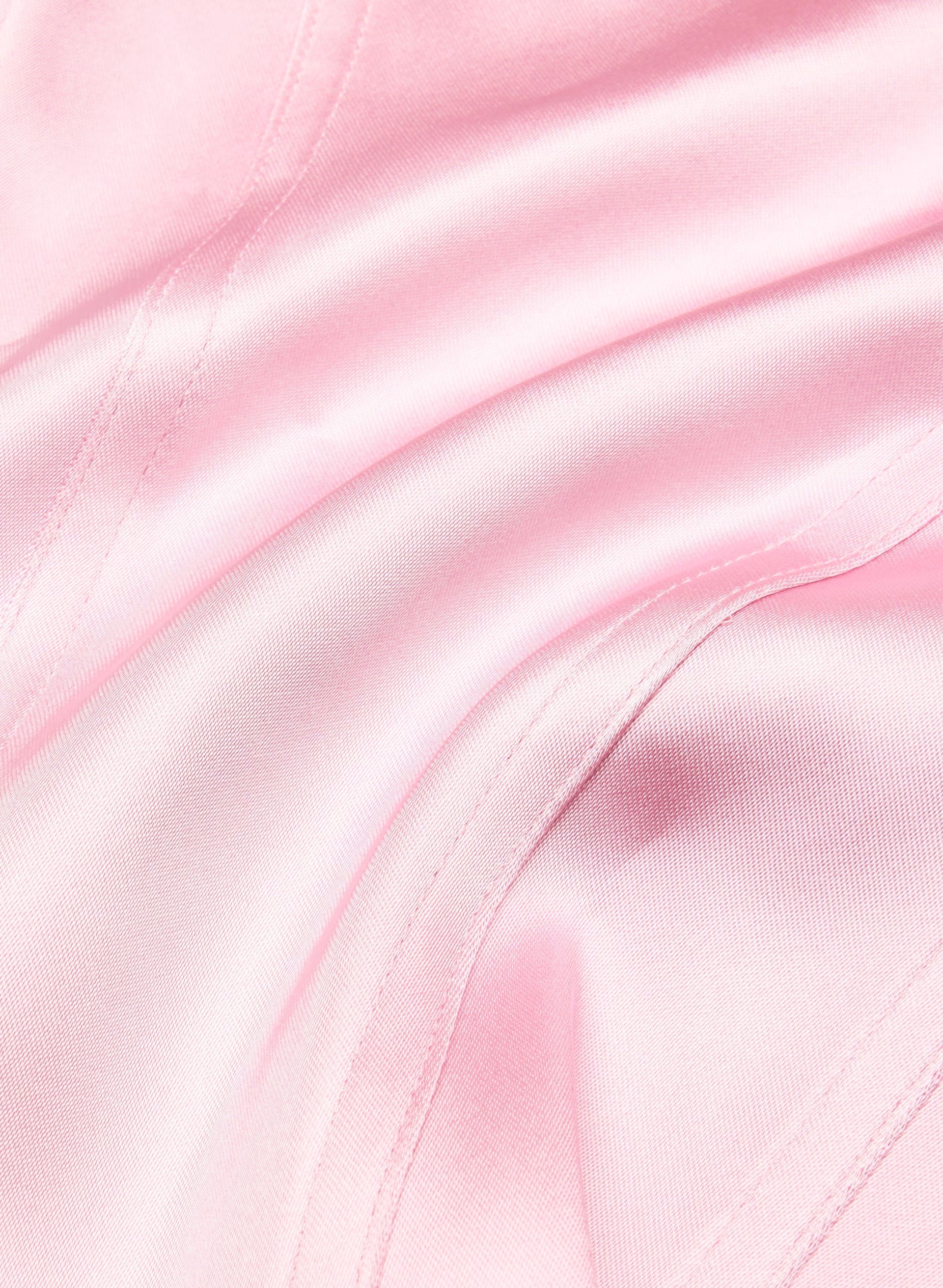 Caprice Satin Bustier - MILKSHAKE PINK