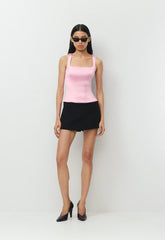 Caprice Satin Bustier - MILKSHAKE PINK