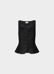 Octavo Bustier - CruiseLinen™ - BLACK