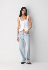 Octavo Bustier - CruiseLinen™ - WHITE