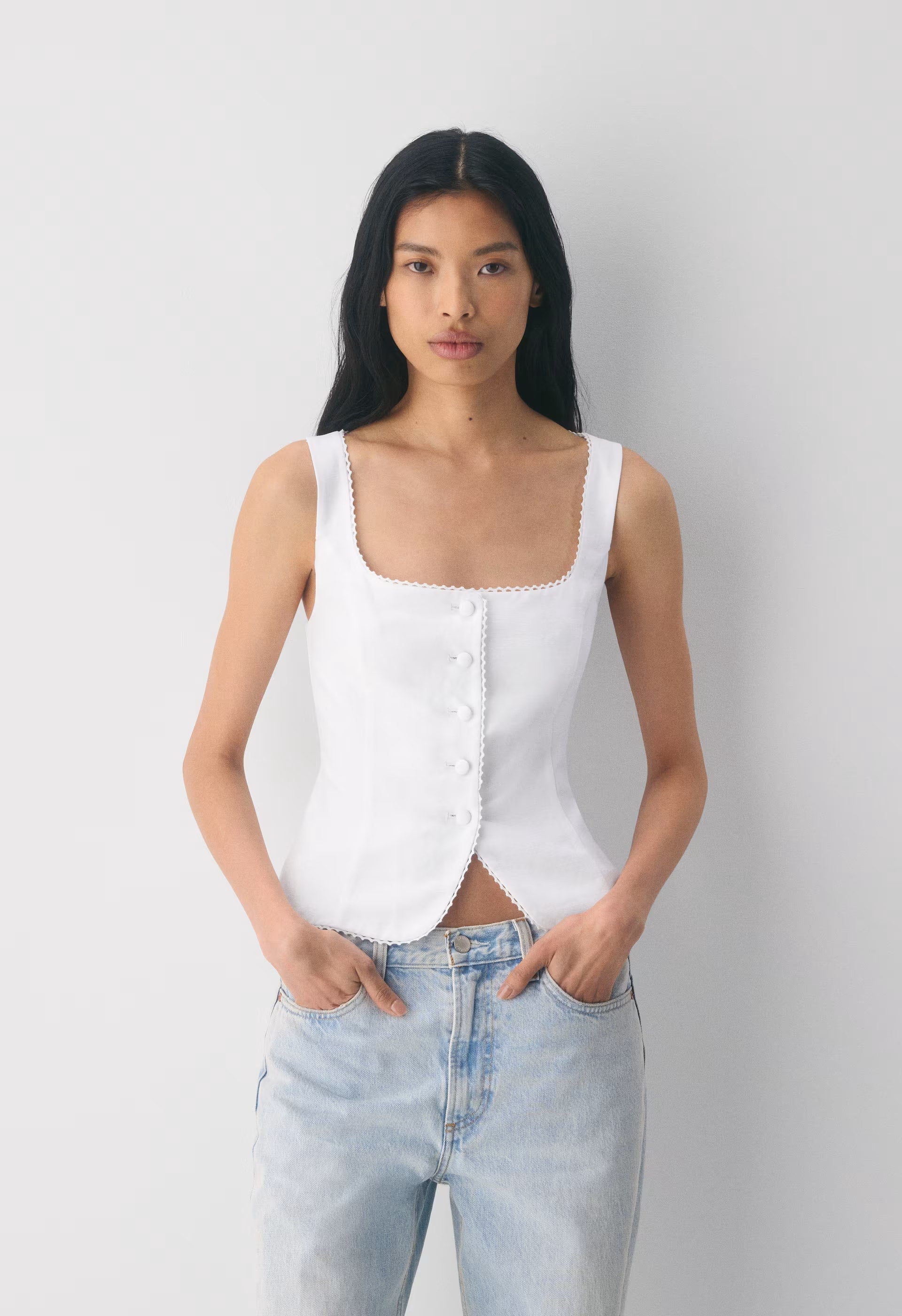 Octavo Bustier - CruiseLinen™ - WHITE