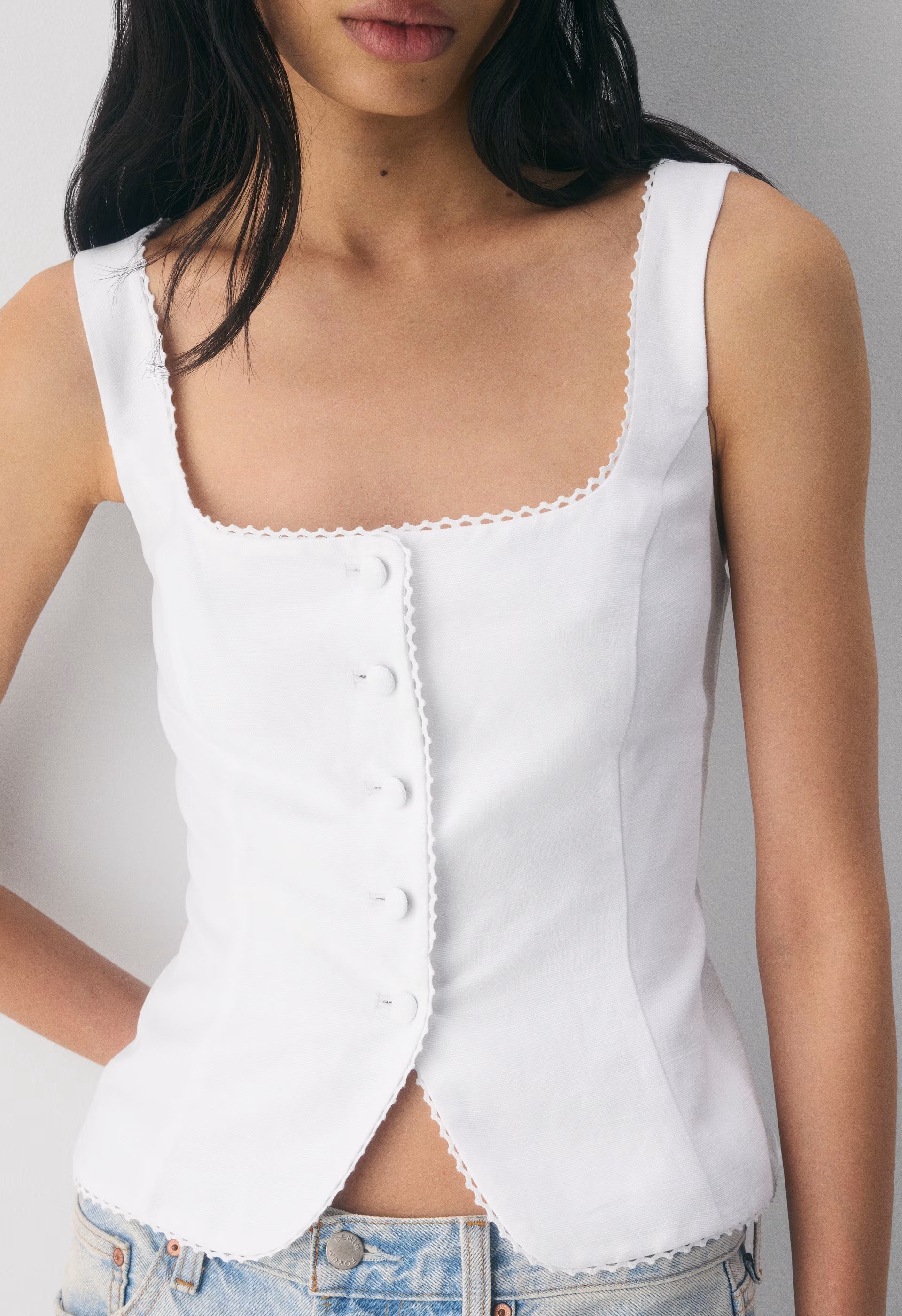 Octavo Bustier - CruiseLinen™ - WHITE