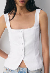 Octavo Bustier - CruiseLinen™ - WHITE