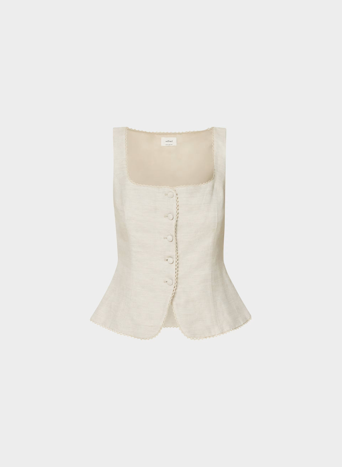Octavo Bustier - CruiseLinen™ - UNDYED ECRU