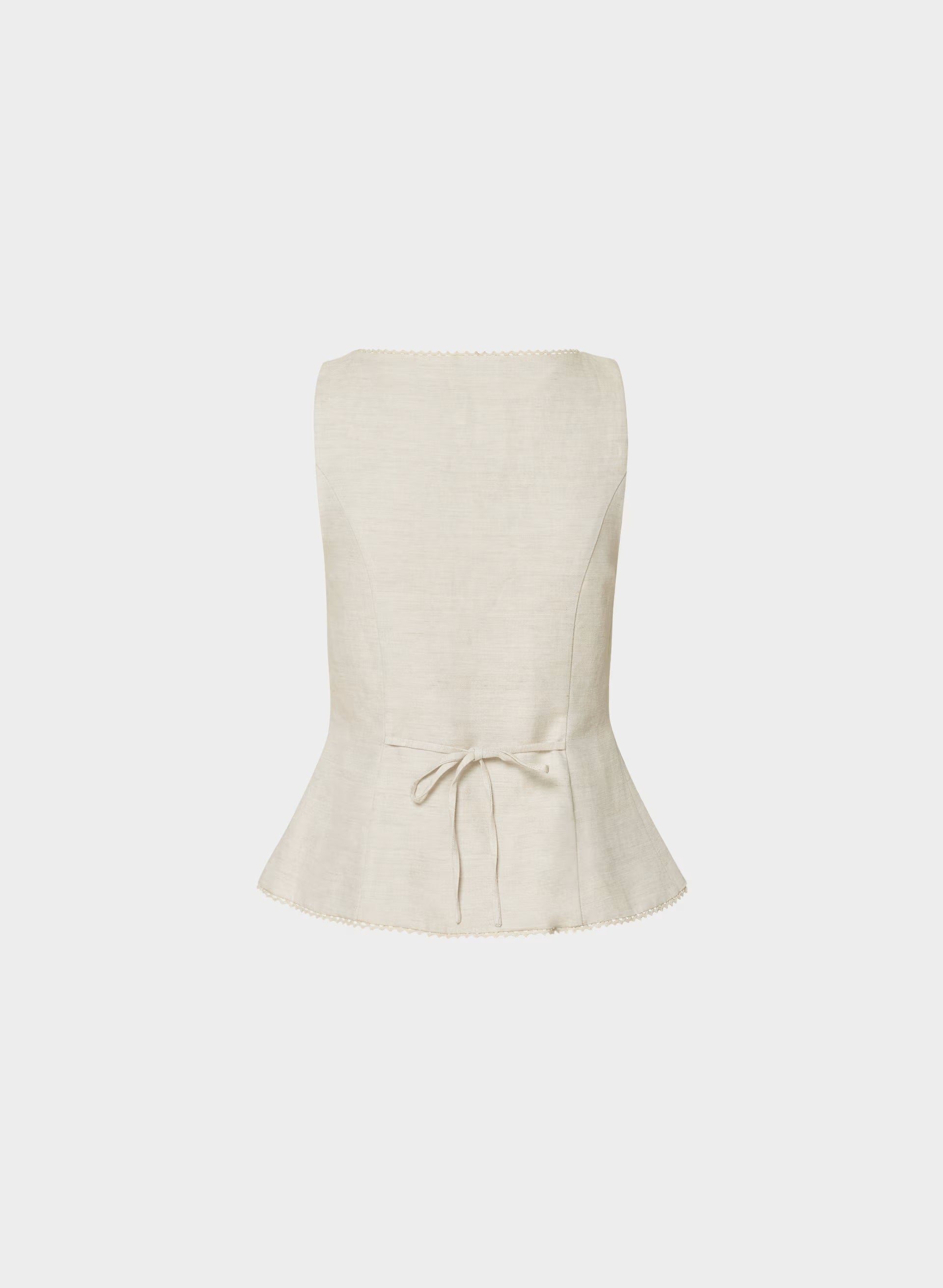 Octavo Bustier - CruiseLinen™ - UNDYED ECRU