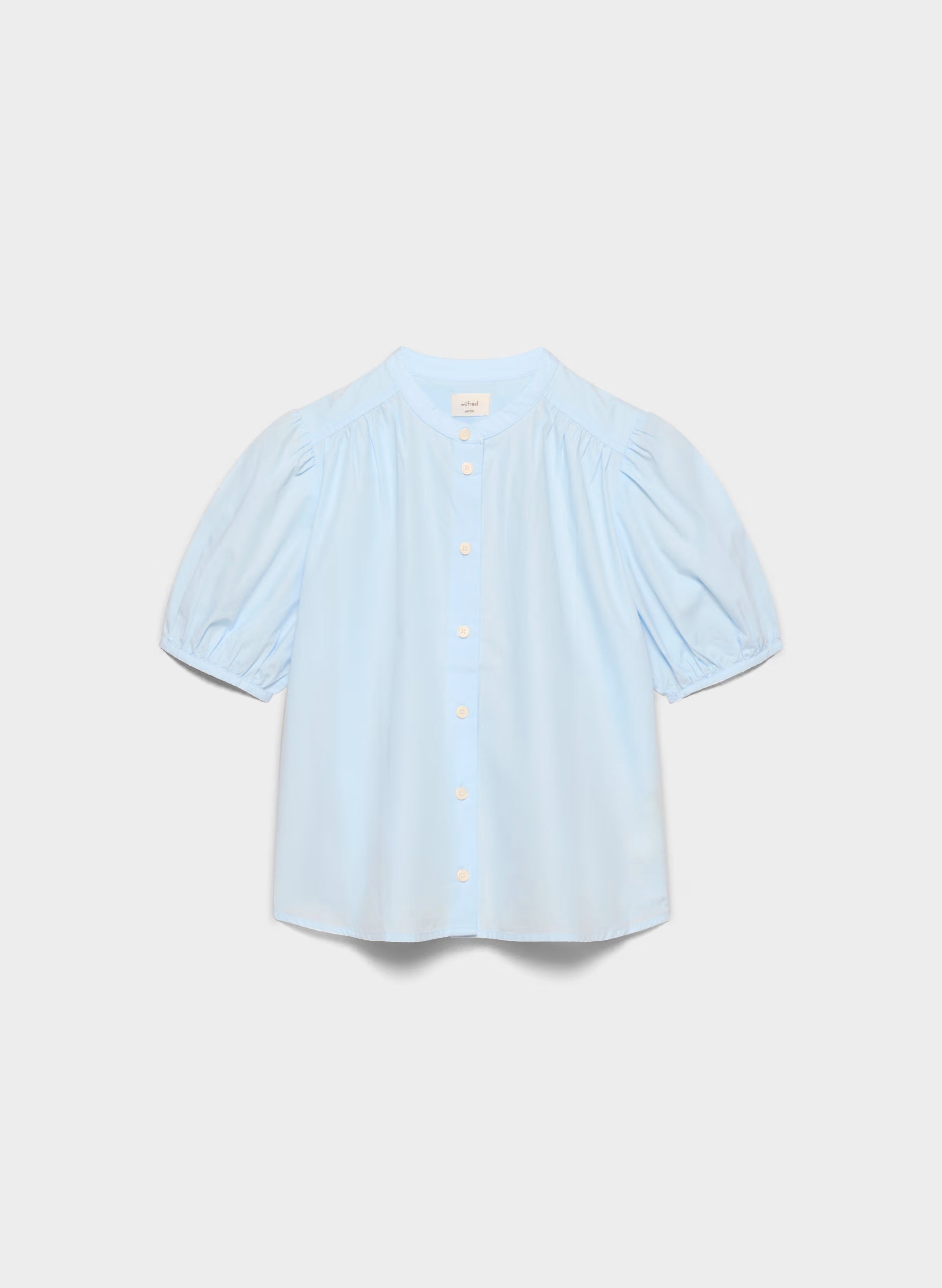Italic Poplin Blouse - VILLA BLUE