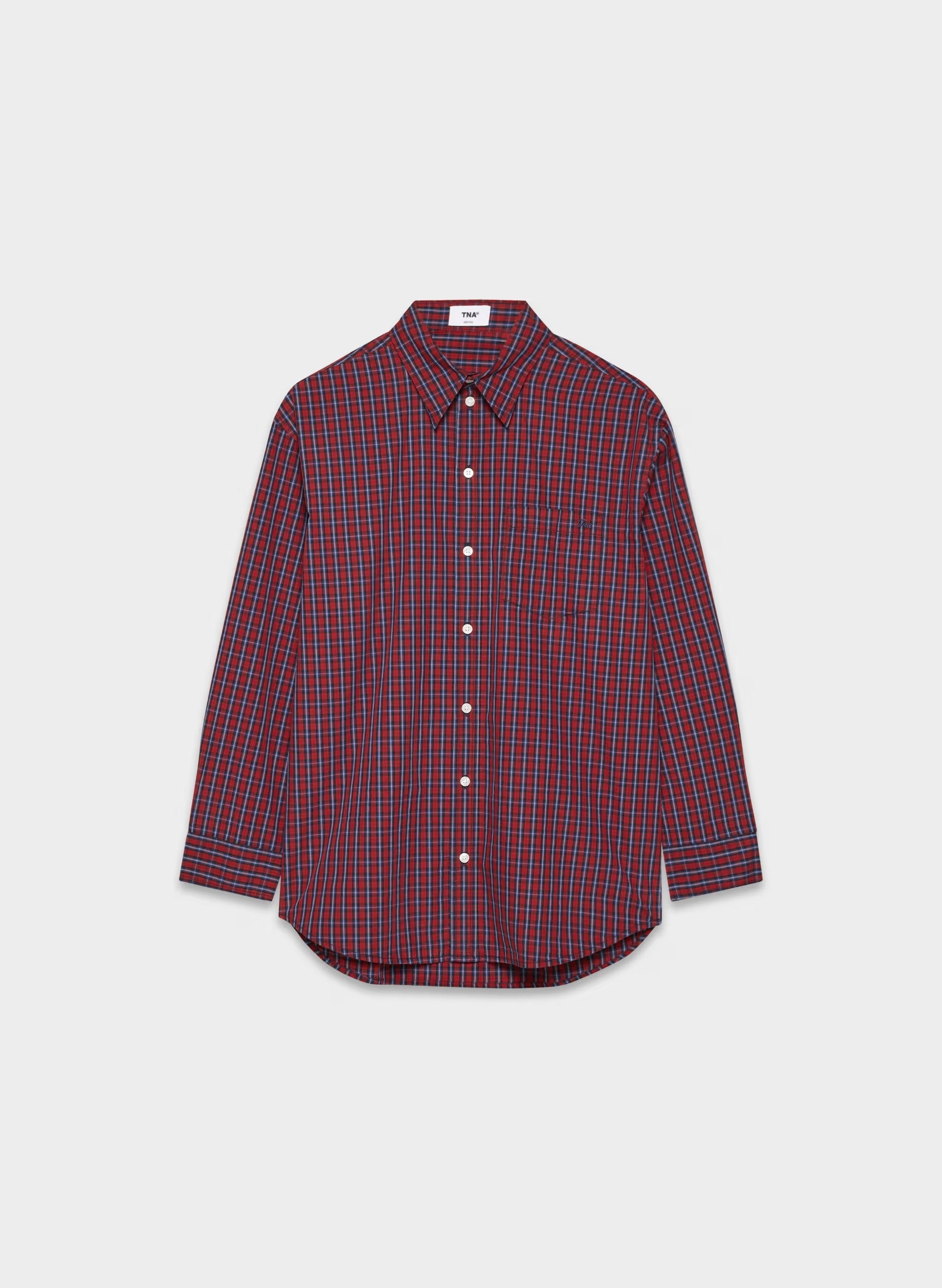 Signal Poplin Shirt - WALTER CHEK CRLRD/BYR