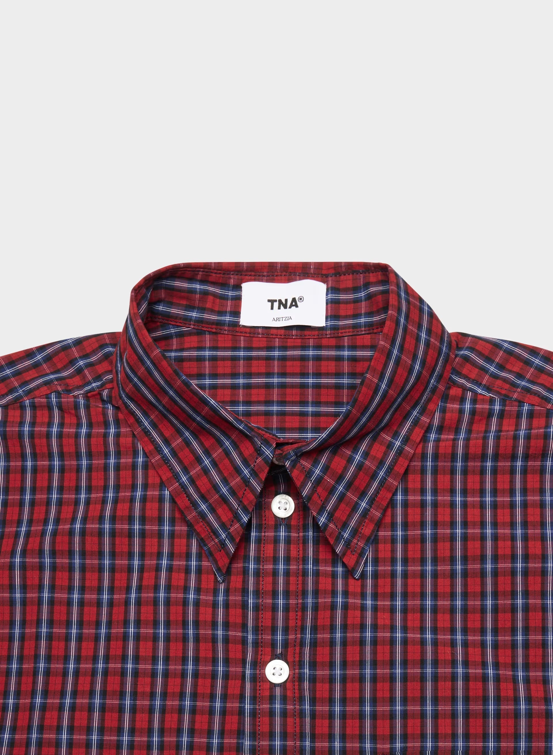 Signal Poplin Shirt - WALTER CHEK CRLRD/BYR