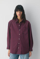 Signal Poplin Shirt - WALTER CHEK CRLRD/BYR