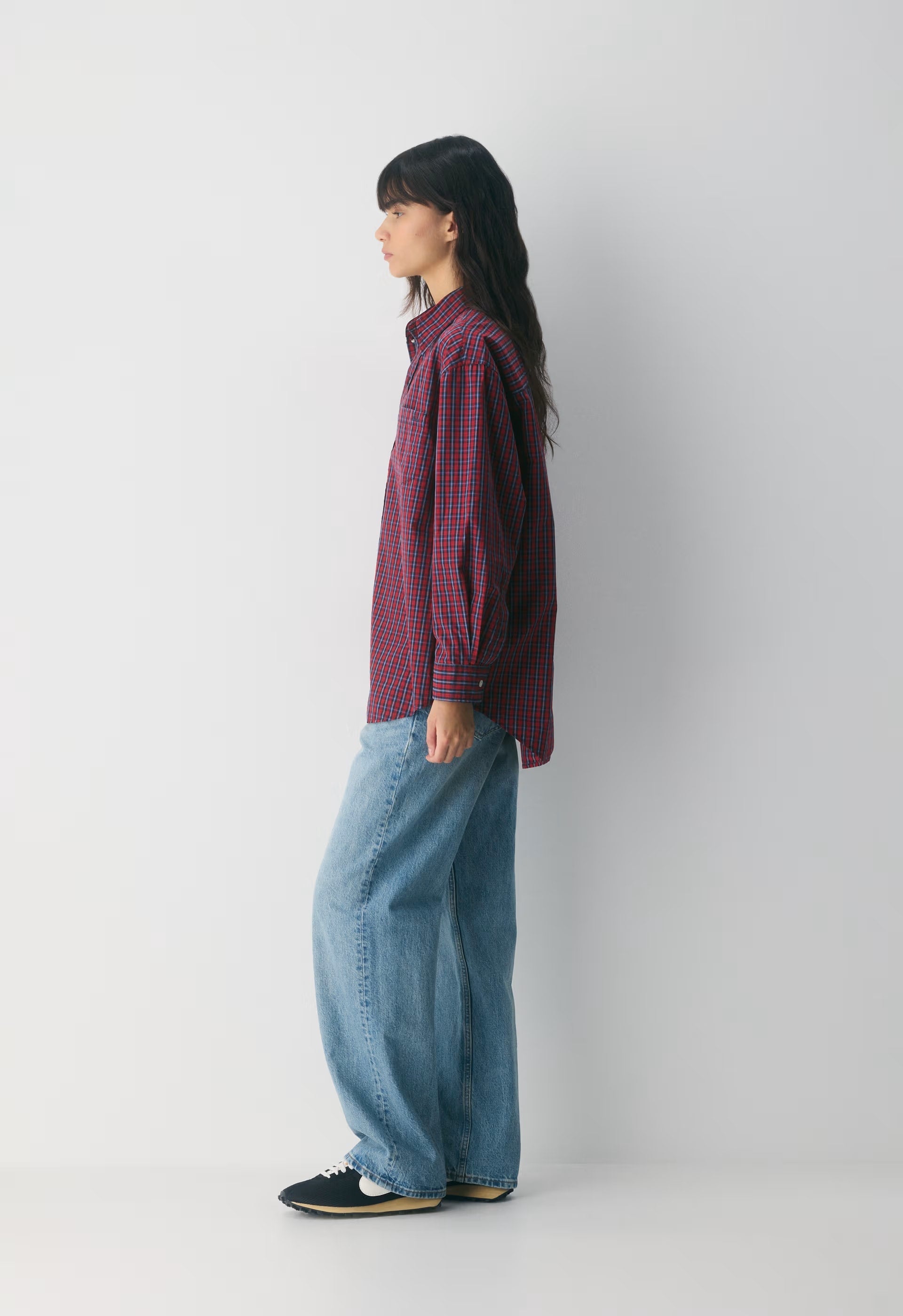 Signal Poplin Shirt - WALTER CHEK CRLRD/BYR