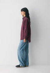Signal Poplin Shirt - WALTER CHEK CRLRD/BYR