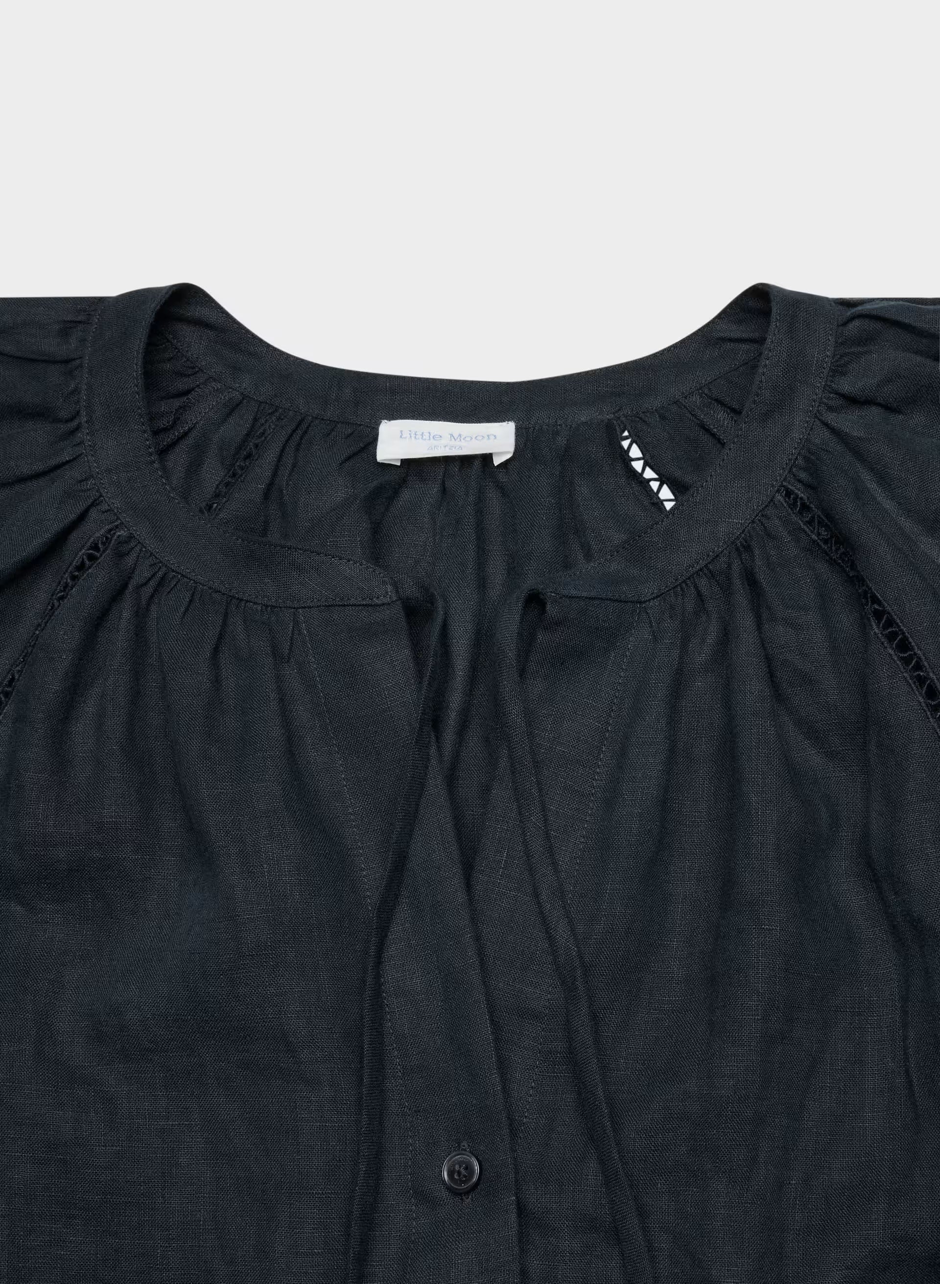 Cabana Linen Blouse - ADMIRAL