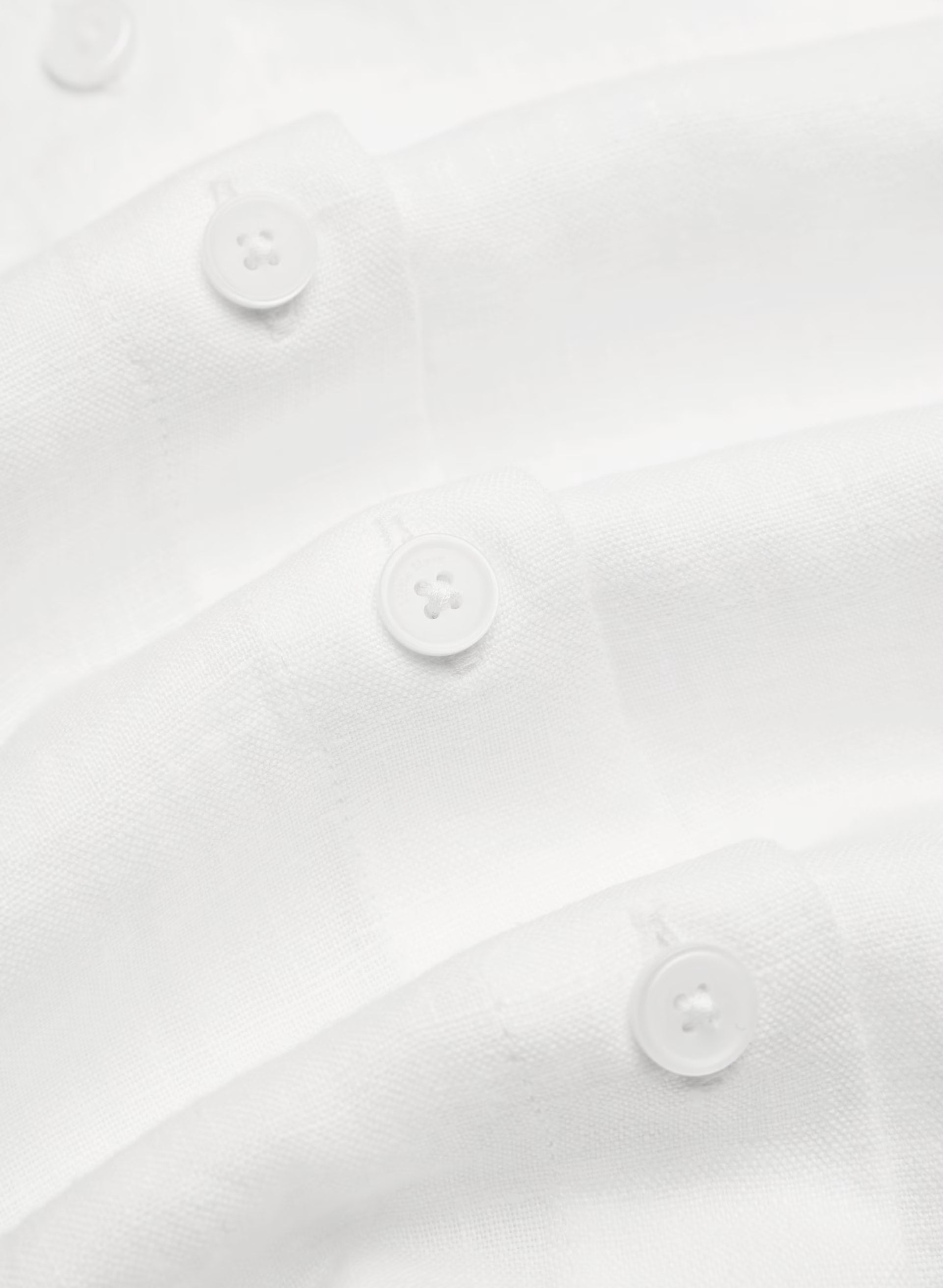 Cabana Linen Blouse - WHITE