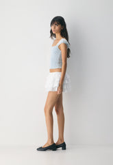 Pavlova Top - VILLA BLUE/PINK