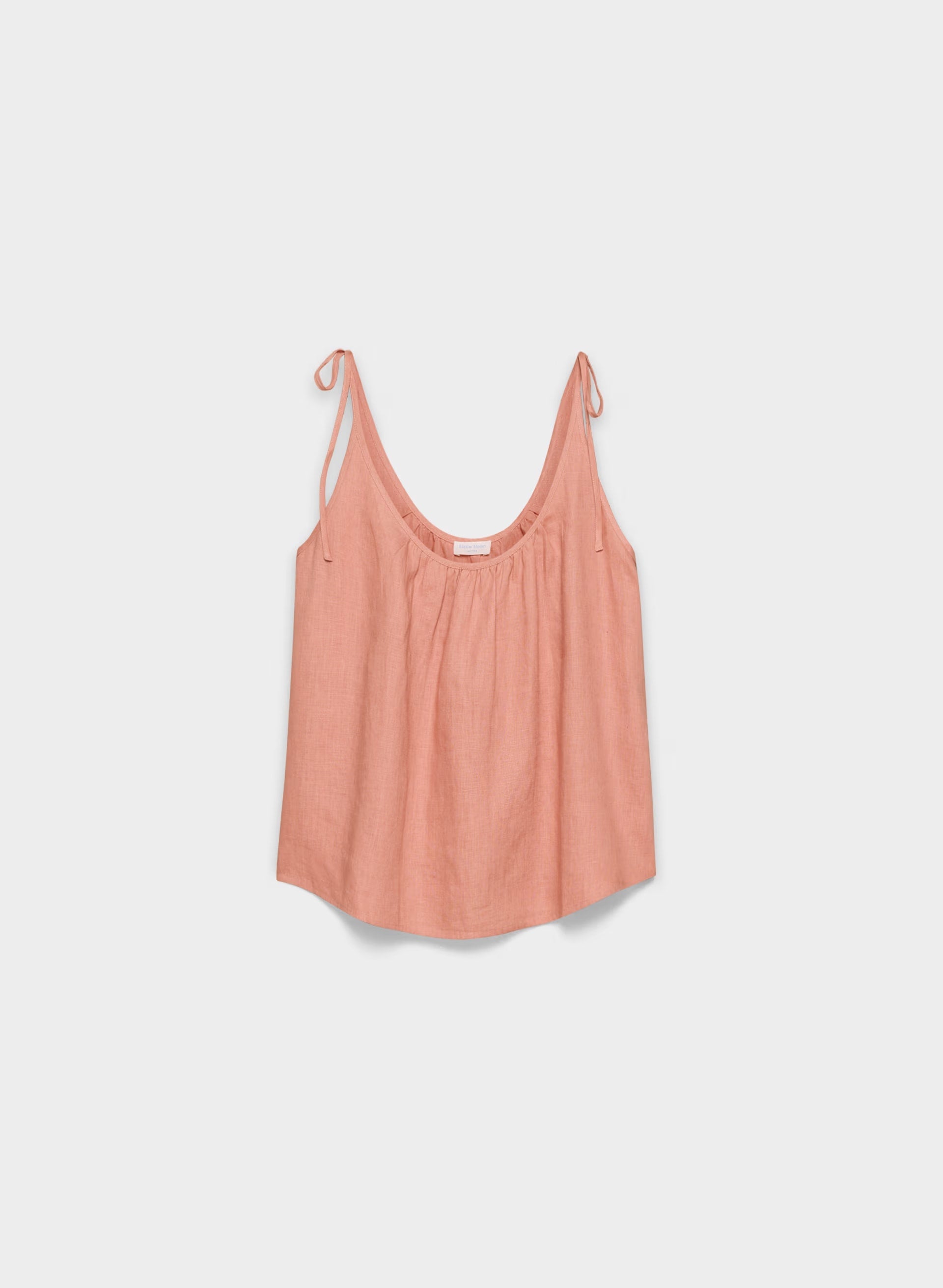 Cinque Linen Top - KILN PINK