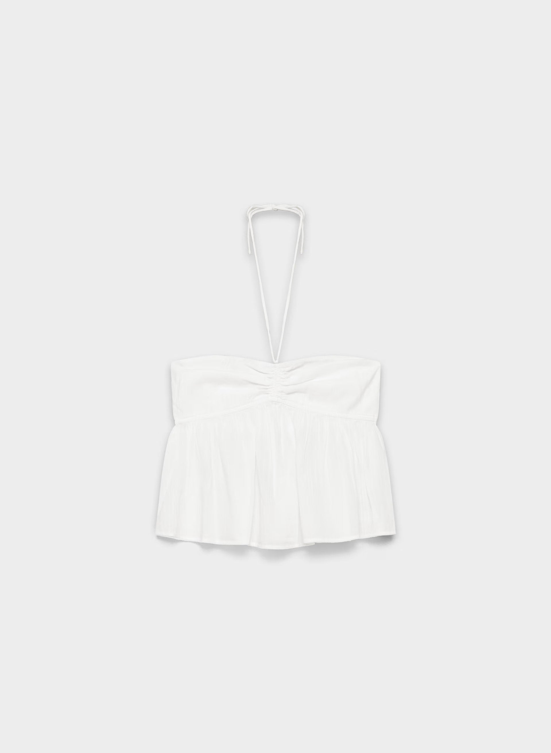 Pauline Halter Top - WHITE