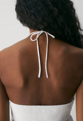 Pauline Halter Top - WHITE