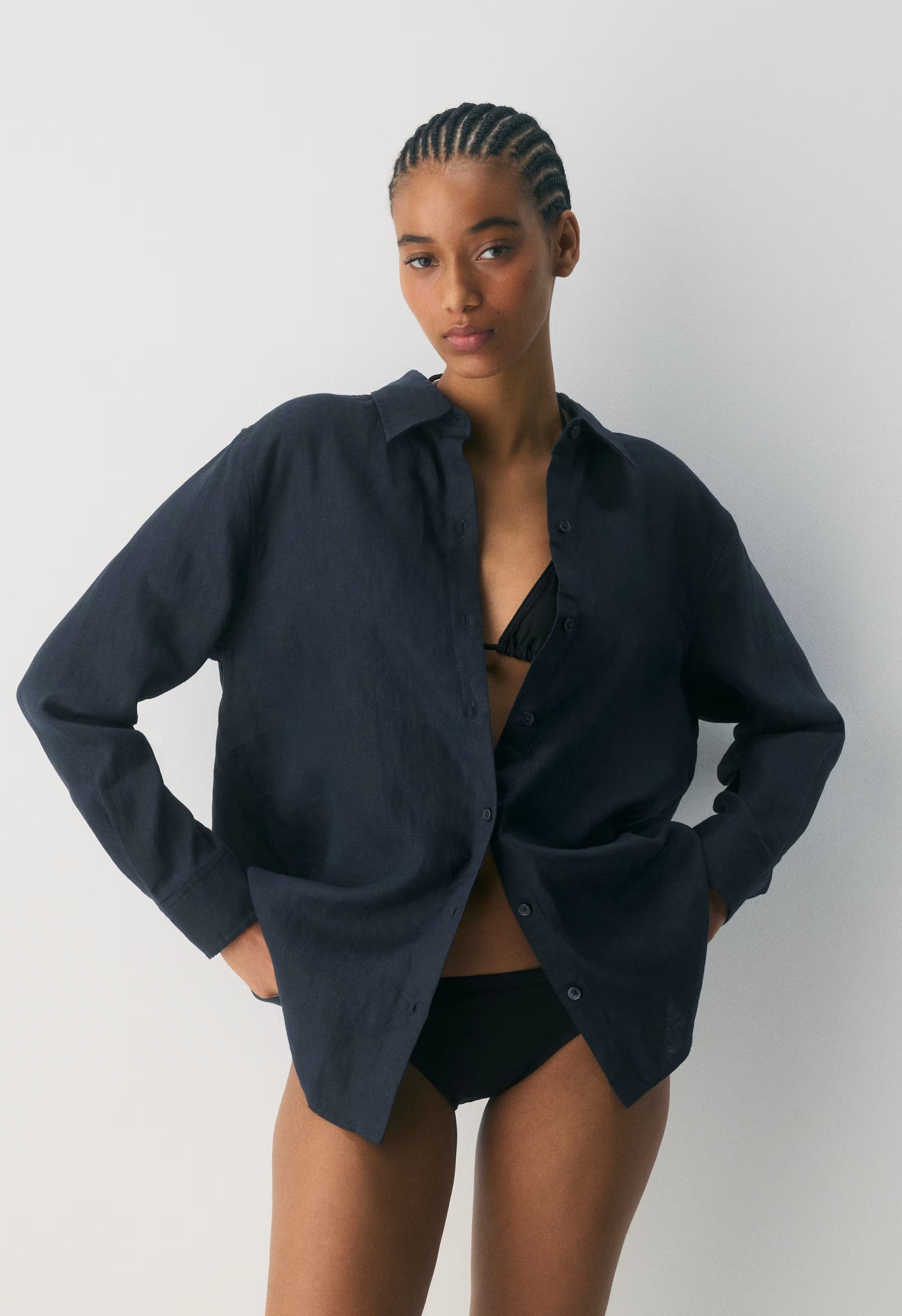 Sail Linen Shirt - ADMIRAL