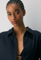 Sail Linen Shirt - ADMIRAL