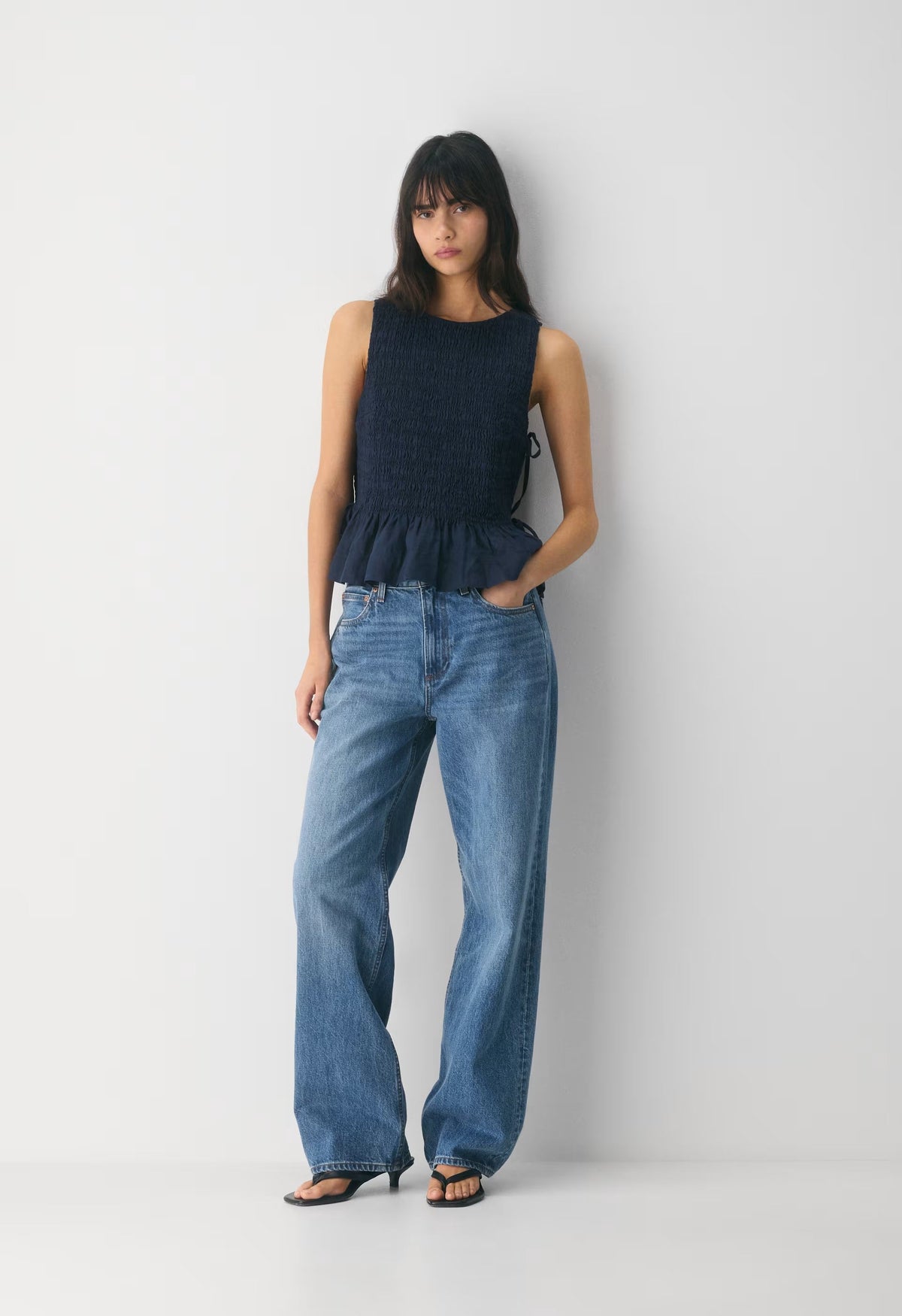 Morland Linen Top - ADMIRAL