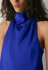 Order Satin Top - ABLAZE BLUE
