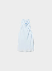 Order Satin Top - MIDDAY BLUE