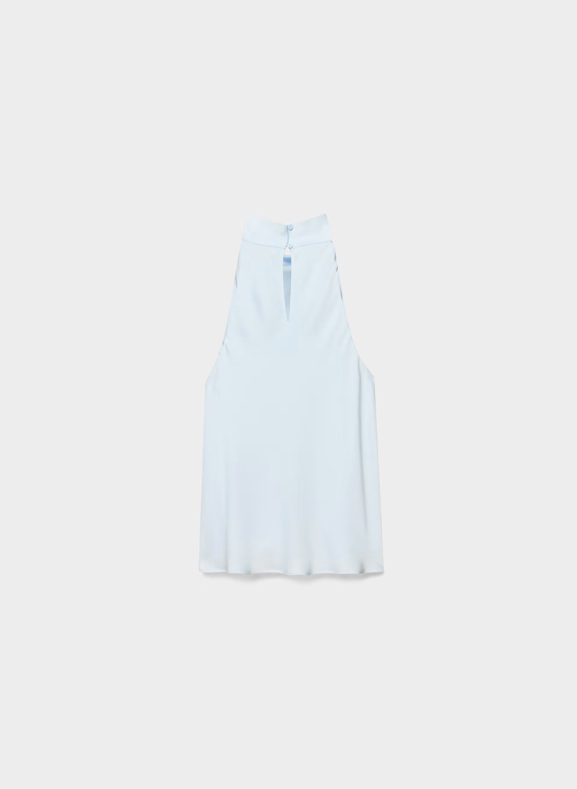 Order Satin Top - MIDDAY BLUE
