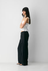 Regency Linen Camisole - WHITE