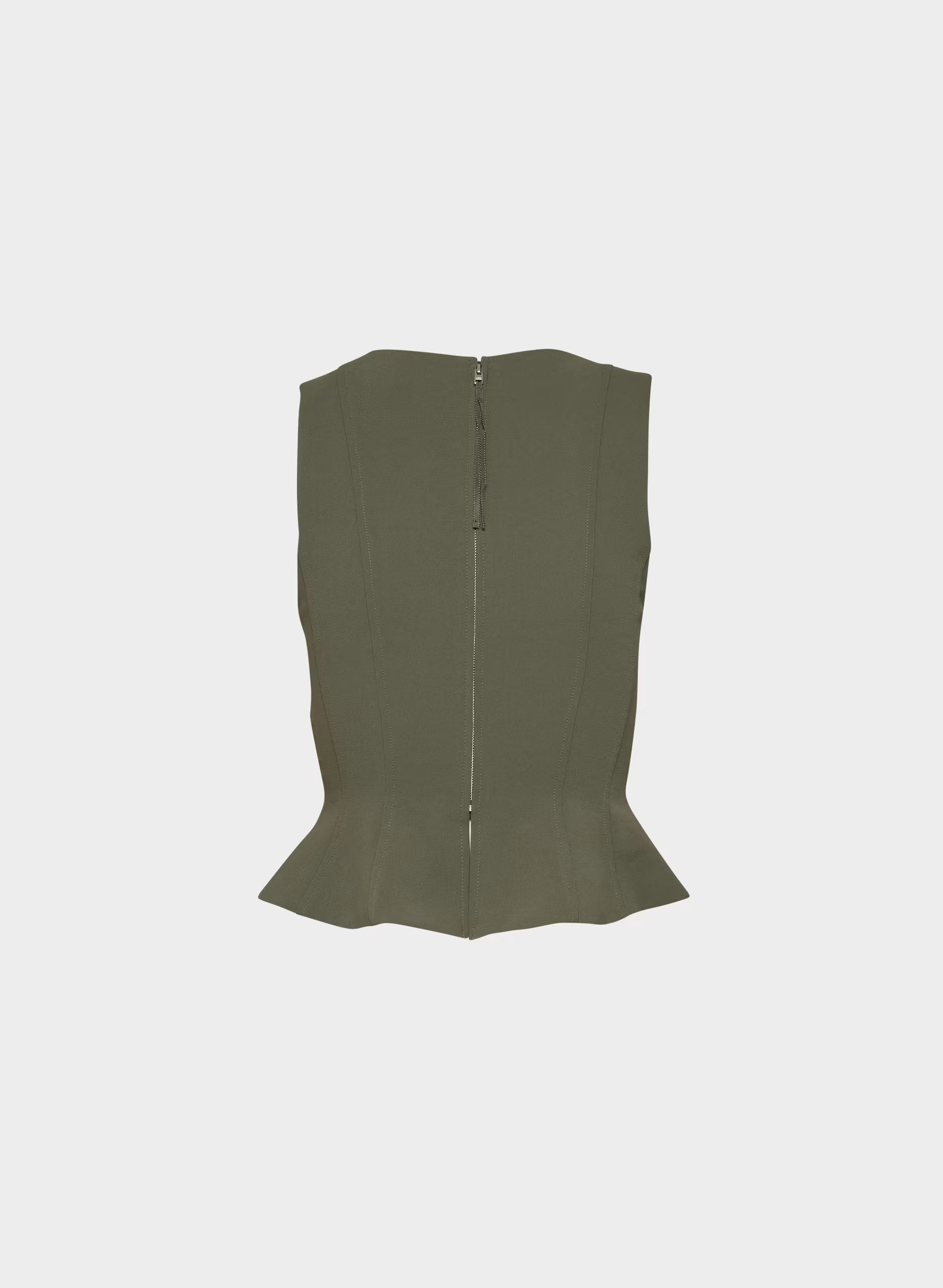 Rhodora Bustier - Crepette™ - DARK OLIVE