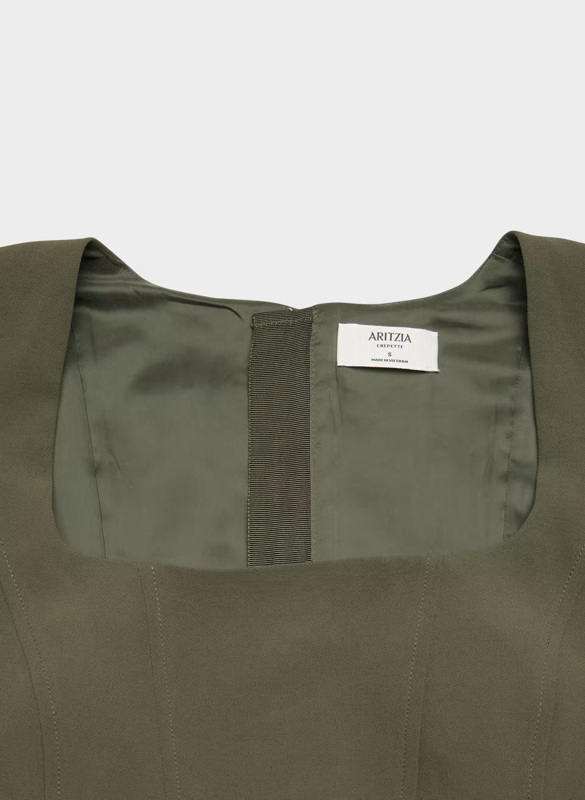 Rhodora Bustier - Crepette™ - DARK OLIVE