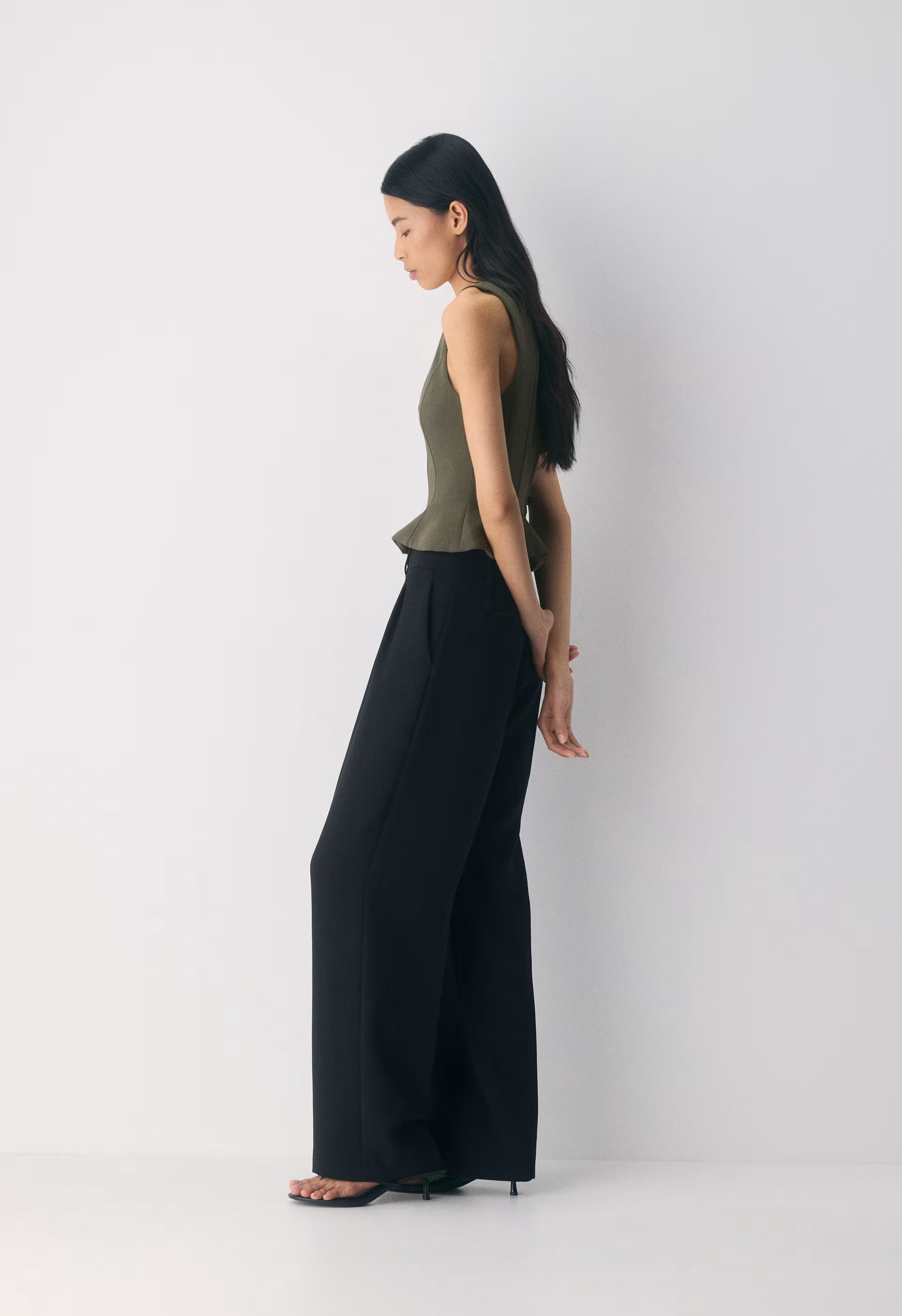 Rhodora Bustier - Crepette™ - DARK OLIVE