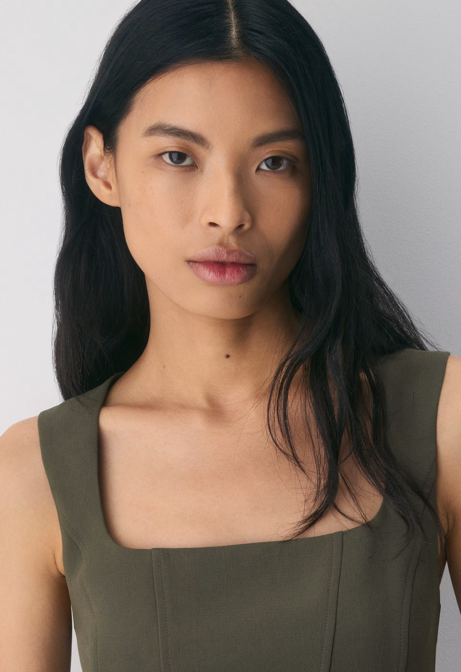 Rhodora Bustier - Crepette™ - DARK OLIVE